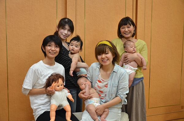 ママさん達の集合写真