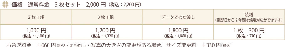 証明写真のサイズ